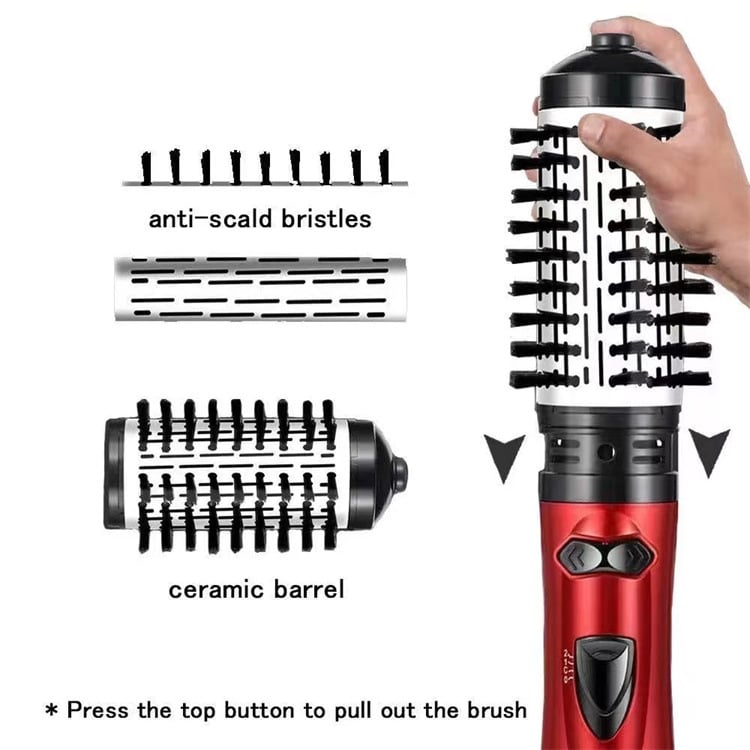 Cepillo para el cabello 3 en 1: tu cepillado perfecto, sin esfuerzo, en menos de 5 minutos.