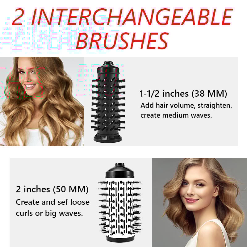 Cepillo para el cabello 3 en 1: tu cepillado perfecto, sin esfuerzo, en menos de 5 minutos.