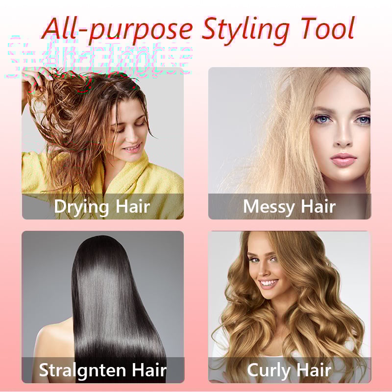 Cepillo para el cabello 3 en 1: tu cepillado perfecto, sin esfuerzo, en menos de 5 minutos.