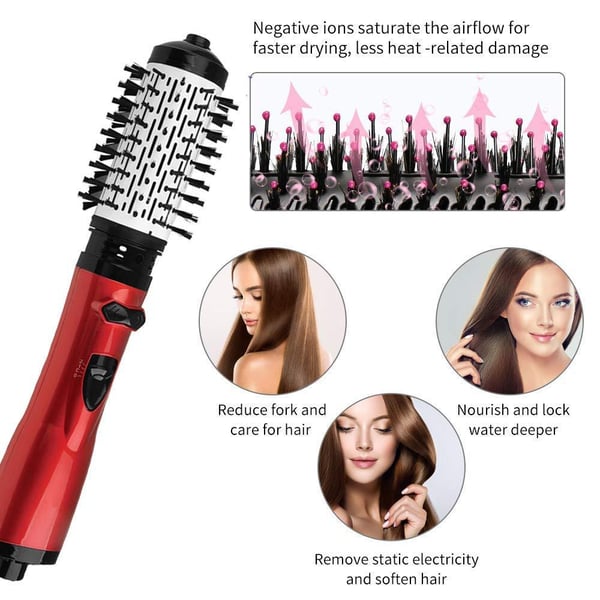 Cepillo para el cabello 3 en 1: tu cepillado perfecto, sin esfuerzo, en menos de 5 minutos.