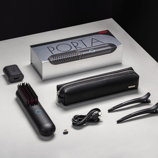 Portable smoothing brush - Correct your rebel locks. In a few seconds, in your bag.
